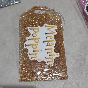 🧳🎒Gold Glitter Luggage/Backpack Tag